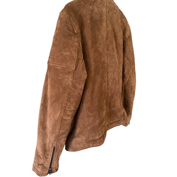 Express Moto/Biker Leather/suade Jacket Size Medium NWT - Picture 3 of 5
